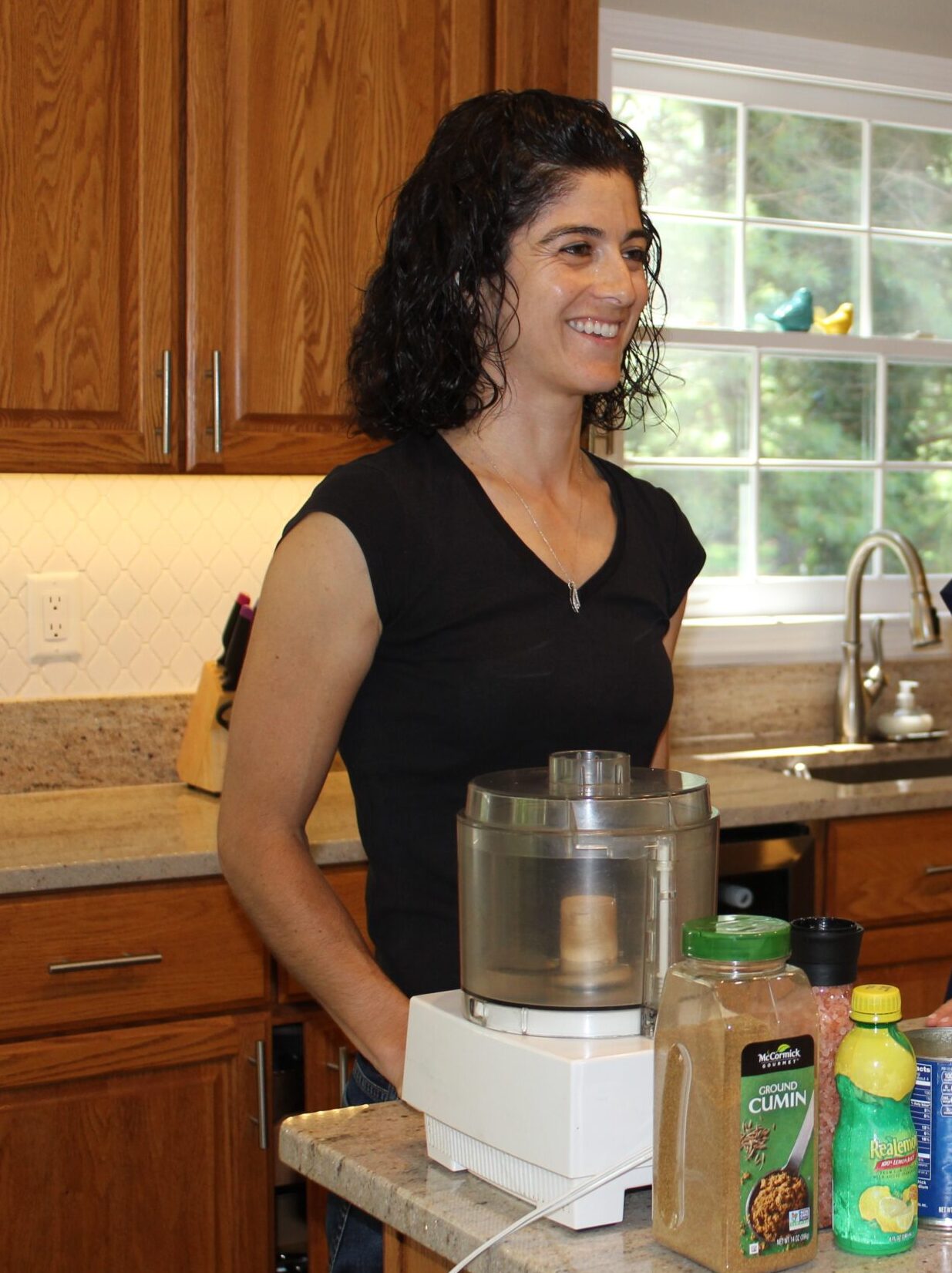 Kimberly Maloomian of Kimba's Kitchen - behind the scenes LP cooks ready